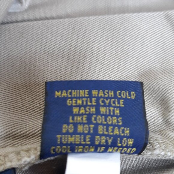 NWT Polo Ralph Lauren Classic Fit Pleated 9" Chino Shorts Tan 36 Preppy Classic - Picture 7 of 8